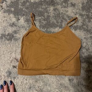 Wild Fable Camel Ribbed Camisole
